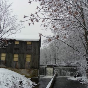 The Falls Inn & Spa, Walter's Falls, Ontario - view at winter
